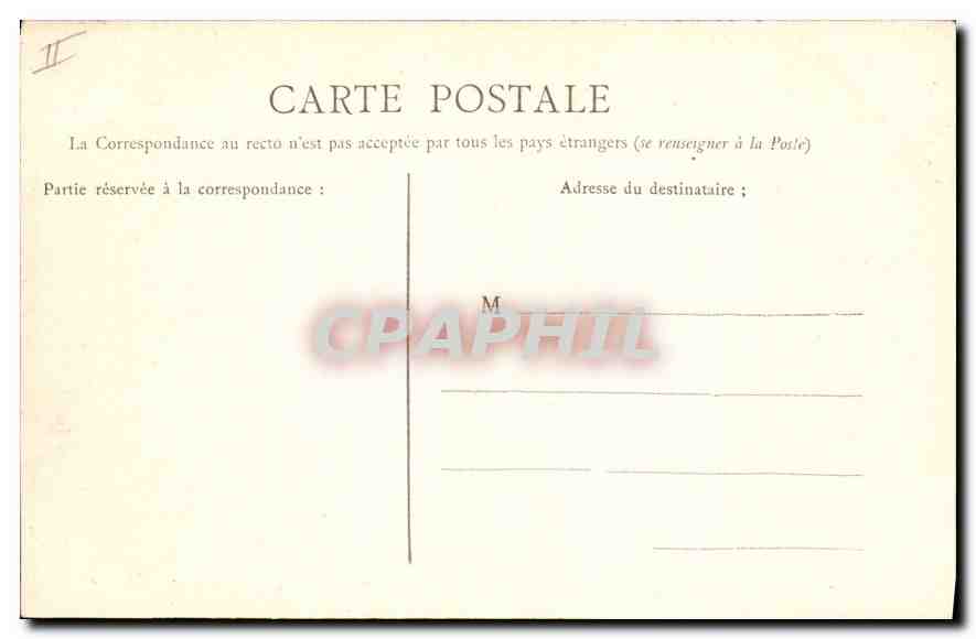 CPA Lyon Fontaine de la Place des Jacobins  — Verso