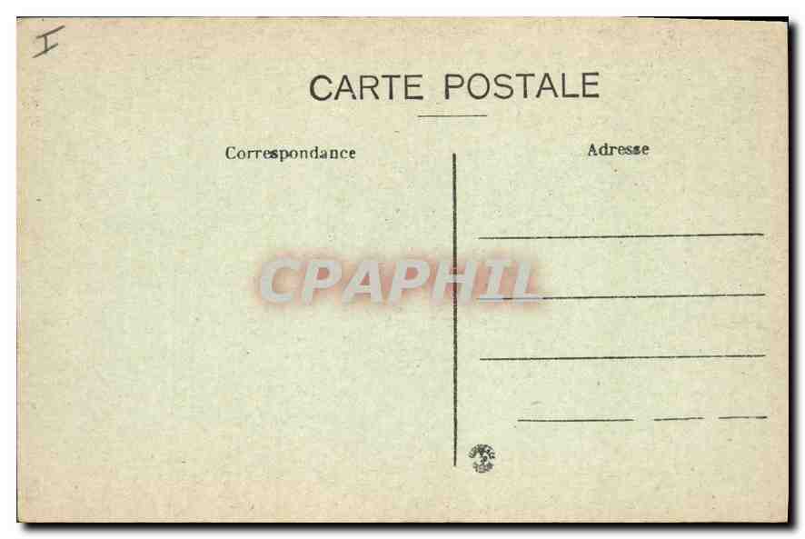 CPA Lyon La Bourse et Rue de la Republique  — Verso
