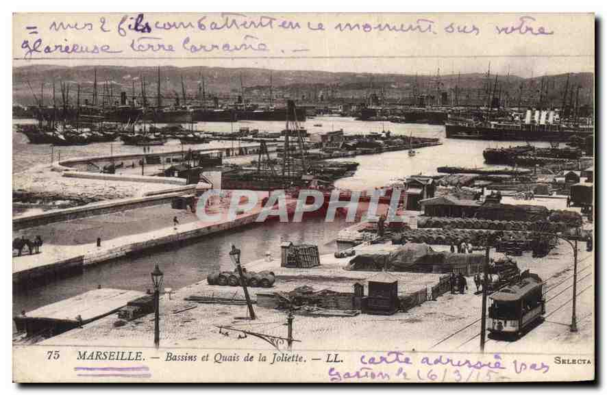 Marseille — Bassins et Quais de la Joliette — LL. SELECTA