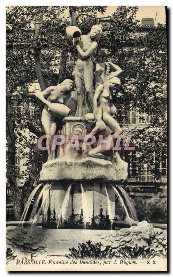 CPA Marseille Fontaine des Danaides 