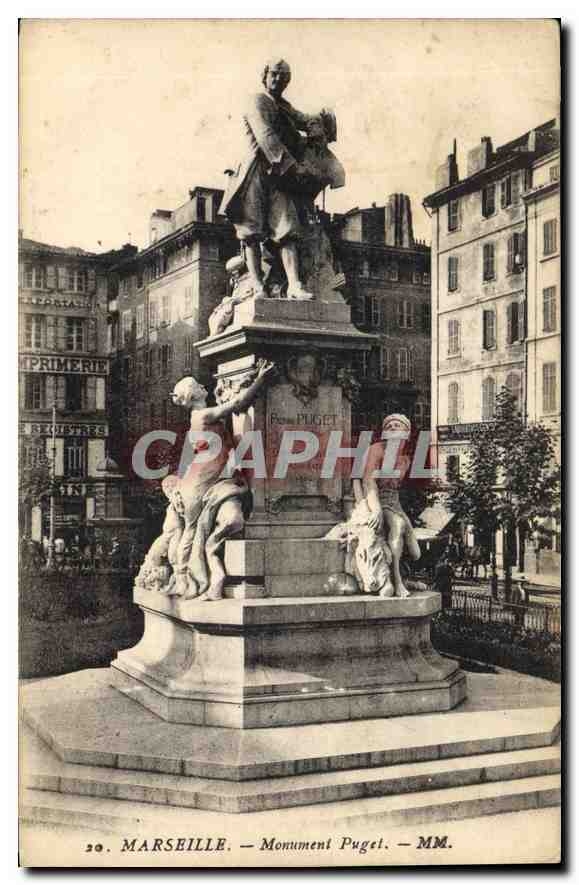 CPA Marseille Monument Puget 