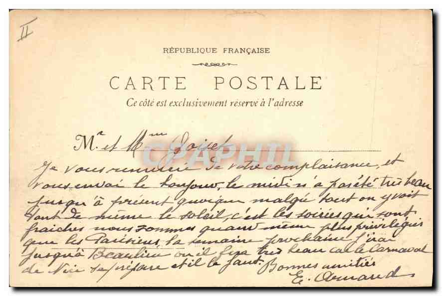 Marseille - Quai d'Embarquement des Transatlantiques — Éditeur non identifié, n° de série 966 — Reverso