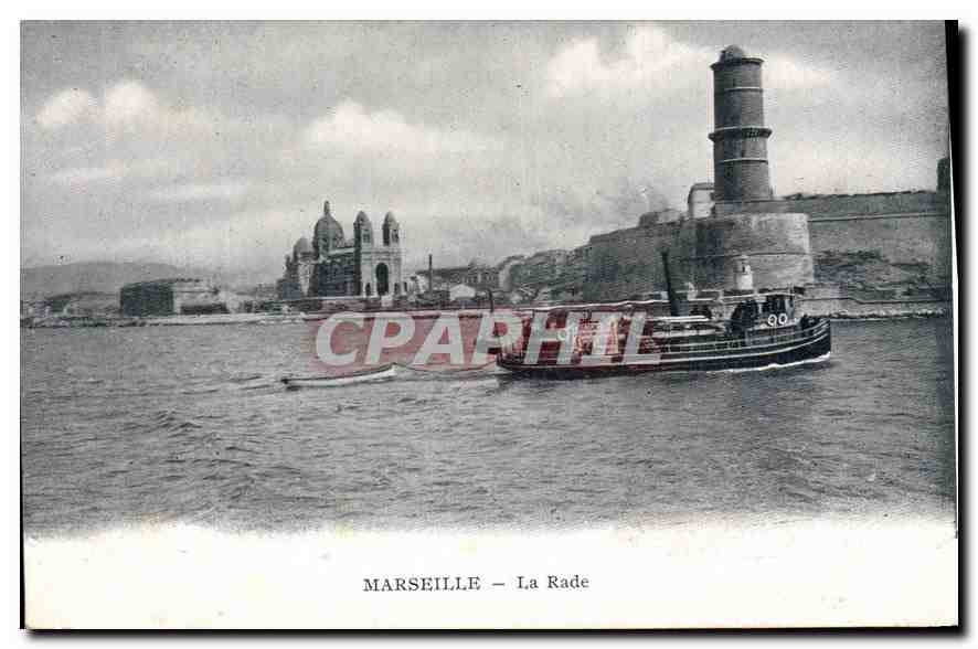 CPA Marseille La Rade 