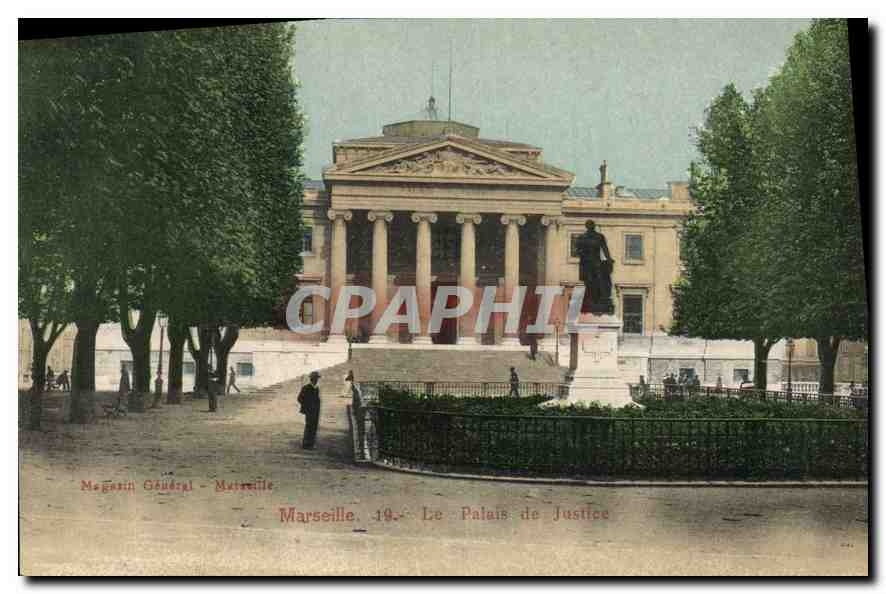 CPA Marseille Le Palais de Justice 