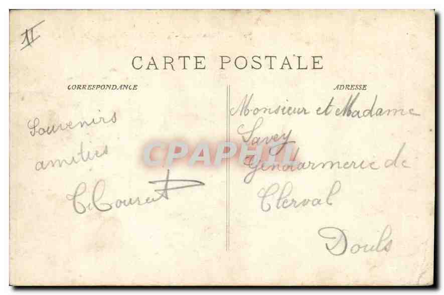 CPA Marseille Vue generale et N D de la Garde  — Rückseite