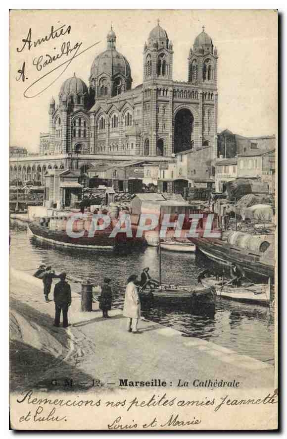 CPA Marseille La Cathedrale 