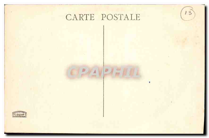 CPA Marseille La Corniche Palace Hotel  — Verso