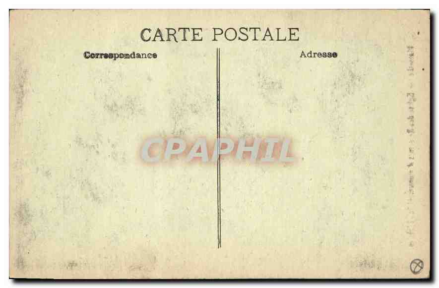 CPA Marseille Eglise des Reformes et Monument des Mobiles  — Rückseite