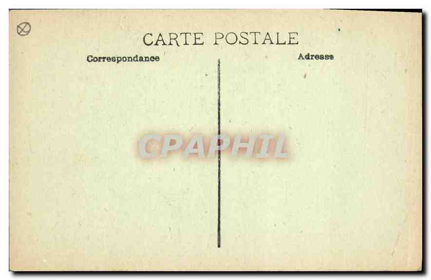 CPA Marseille Eglise des Reformes et Monument des Mobiles  — Verso