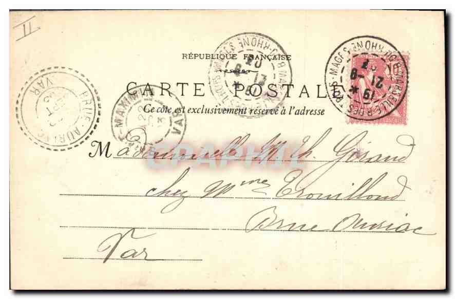 Marseille - Les Bassins de la Joliette — Photographe L. Labour, 19, rue Thubaneau — Rückseite