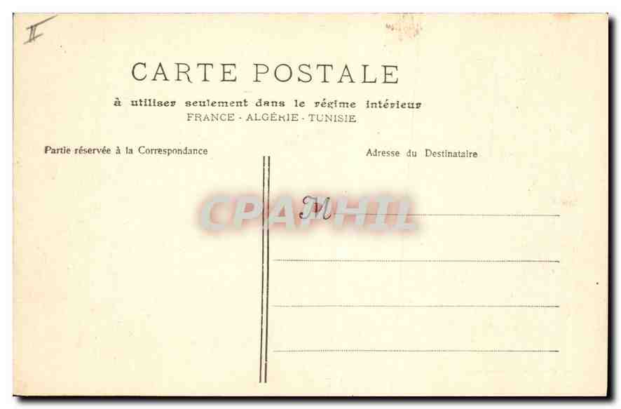 CPA Marseille a Travers les Pins  — Verso