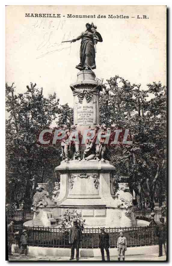 CPA Marseille Monument des Mobiles 
