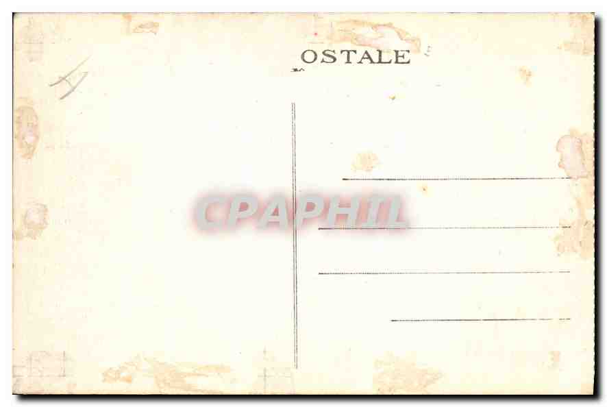 CPA Marseille Quai des Belges et quai du Port  — Verso