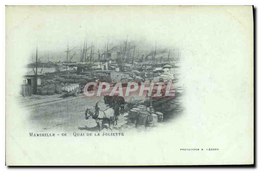 Marseille - Quai de la Joliette — Phototypie L'Acour, n°66