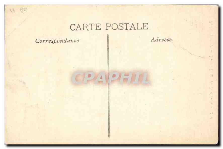 CPA Marseille Notre Dame de la Garde  — Verso