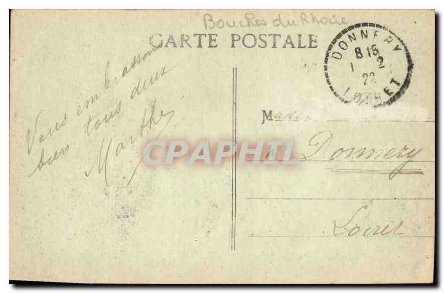 CPA Marseille Notre Dame de la Garde  — Rückseite