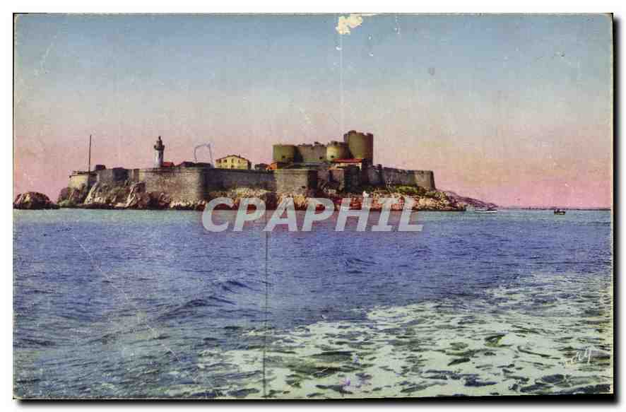 Antike Ansichtskarte Marseille Schloss If