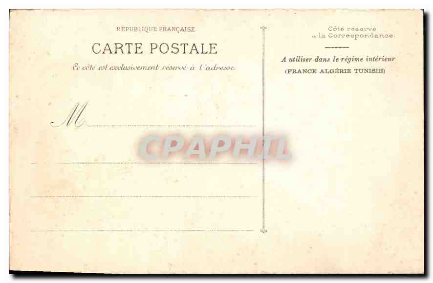 CPA Marseille Blancarde Paroisse du Sacre Coeur Saint Calixte Nef Laterale gauche Chemin de la Croix — Rückseite