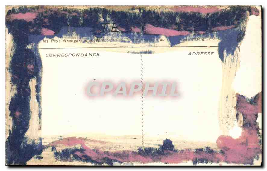 CPA Marseille Promenade de la Jetee  — Rückseite