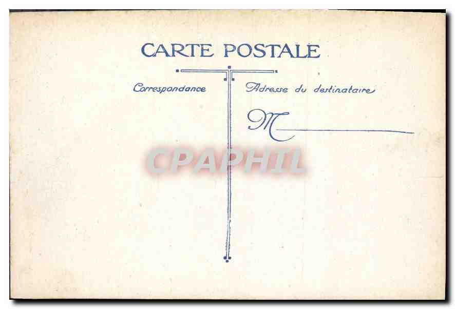 CPA Marseille Le Chateau d'If  — Rückseite