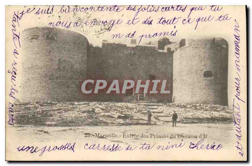 CPA Marseille Entree des Prisons du Chateau d'If 