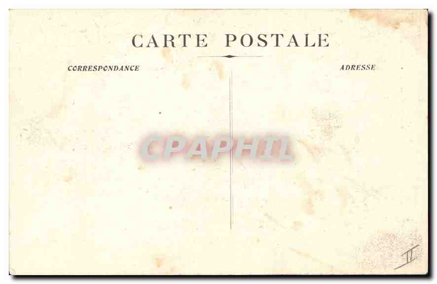 CPA Marseille Fontaine Cantini  — Rückseite