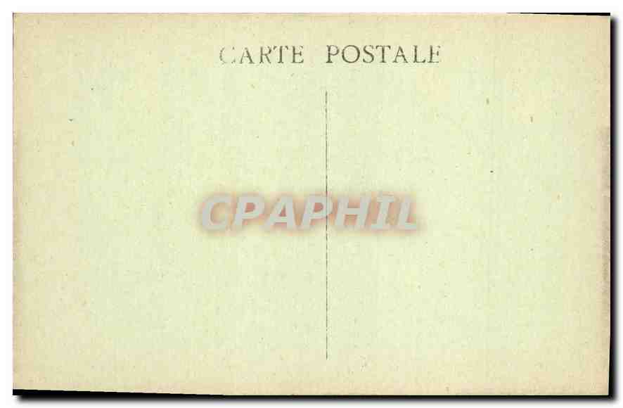 CPA Marseille Place Castellane Fontaine Cantini  — Rückseite