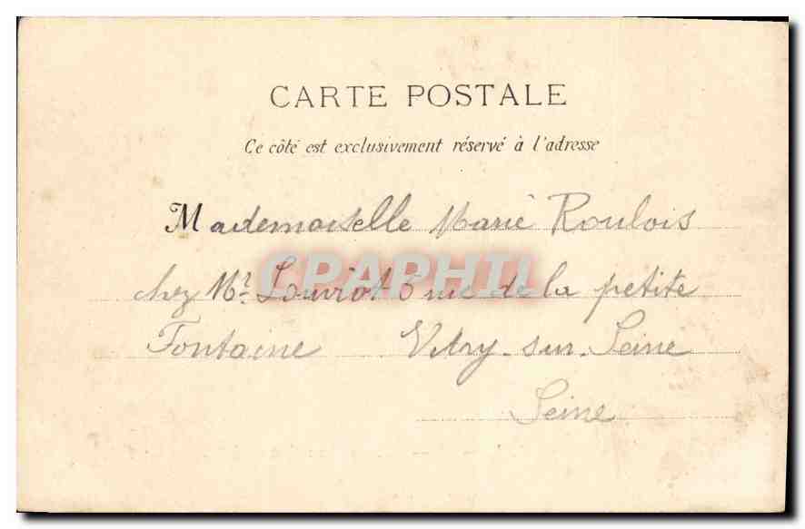 CPA Marseille Entree du Vieux Port  — Rückseite