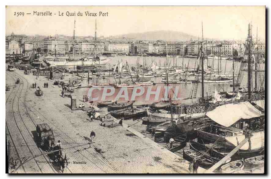 Marseille — Le Quai du Vieux Port — Pontoty, n° 2509