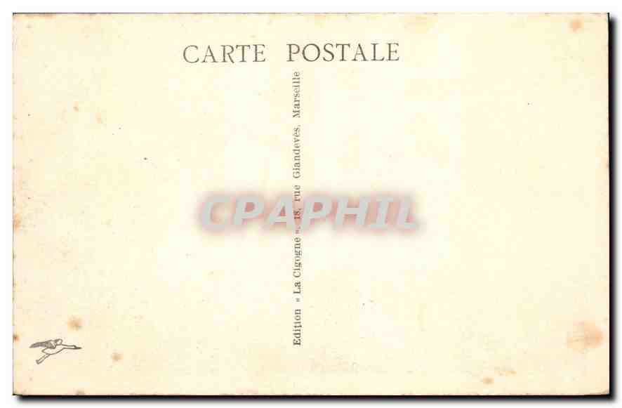 CPA Marseille Le Chateau d'If  — Rückseite