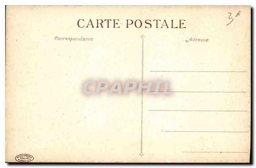 CPA Marseille Vieux Port Quai des Belges  — Rückseite