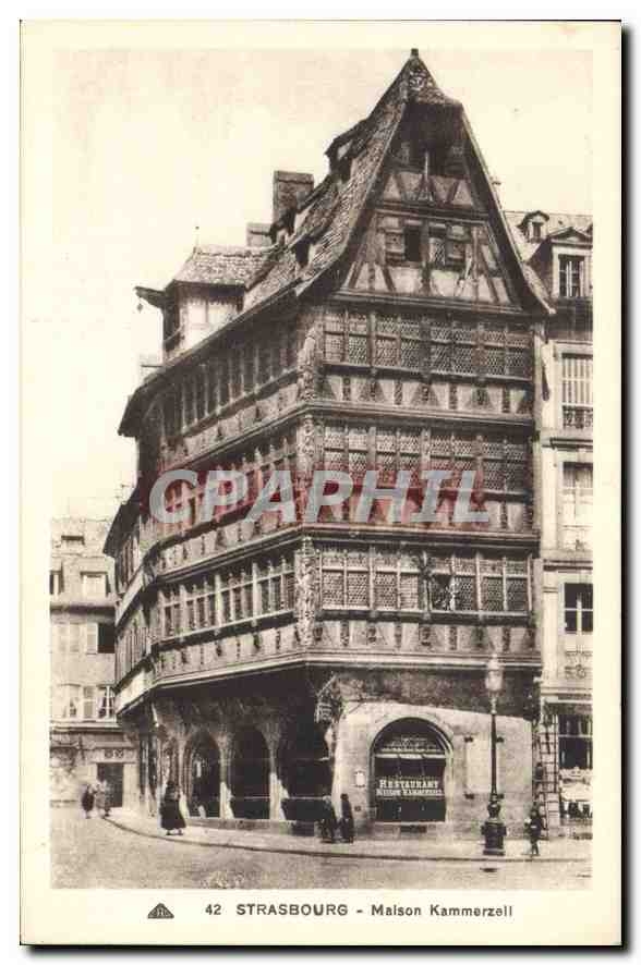 CPA Strasbourg Maison Kammerzell 