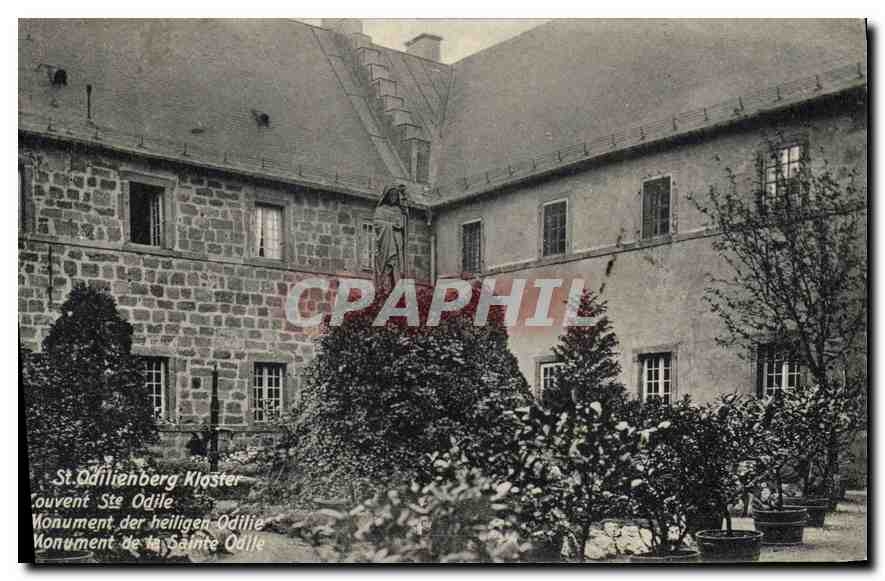 CPA St Odilienberg Kioster Couvent Ste Odile Monument der heiligen Odilie 