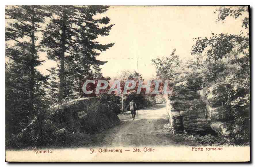 CPA St Odilienberg Ste Odile Porte romaine 