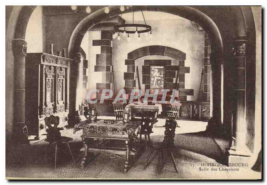 CPA Hohkoenigsbourg Salle des Chevaliers 