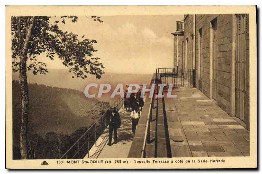 CPA Mont Ste Odile Nouvelle Terrasse a cote de la Salle Herrade 