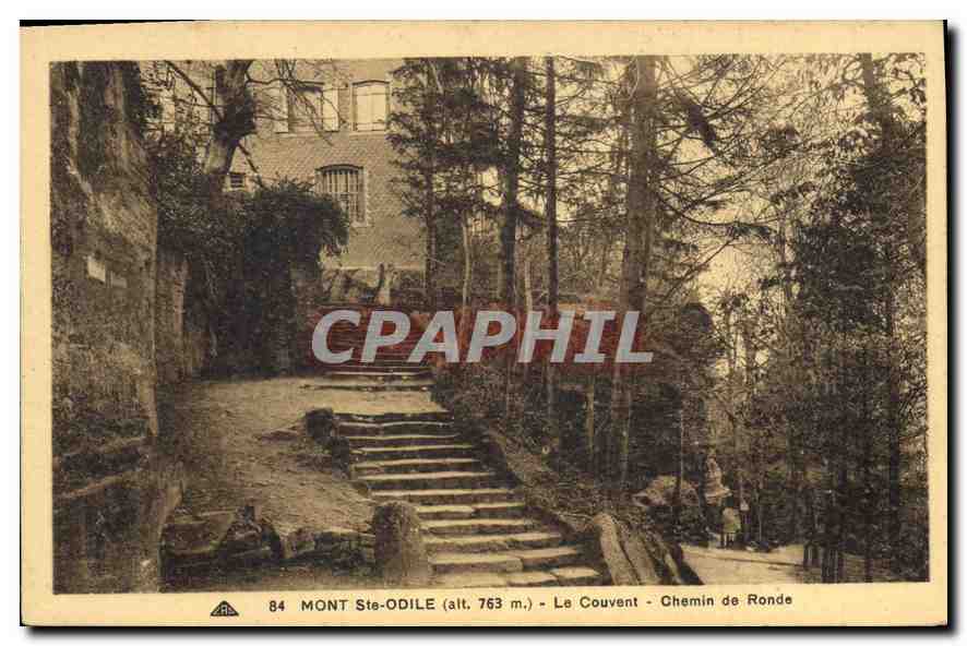 CPA Mont Sainte Odile Le Couvent Chemin de Ronde 