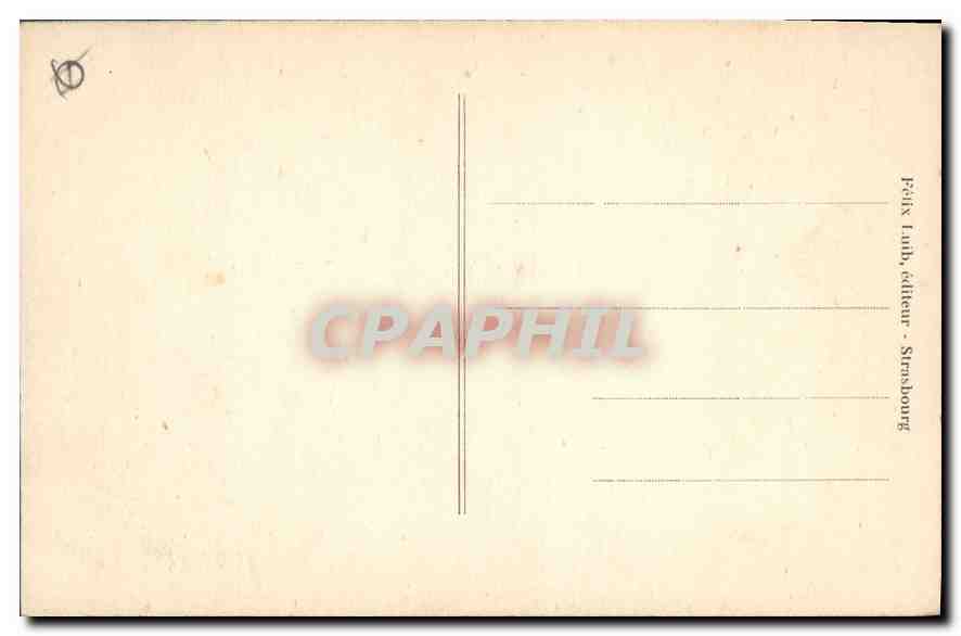 CPA Mont Sainte Odile Mannelstein  — Verso