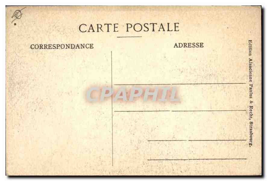 CPA Souvenir du Mont Sainte Odile Mur Palen  — Verso