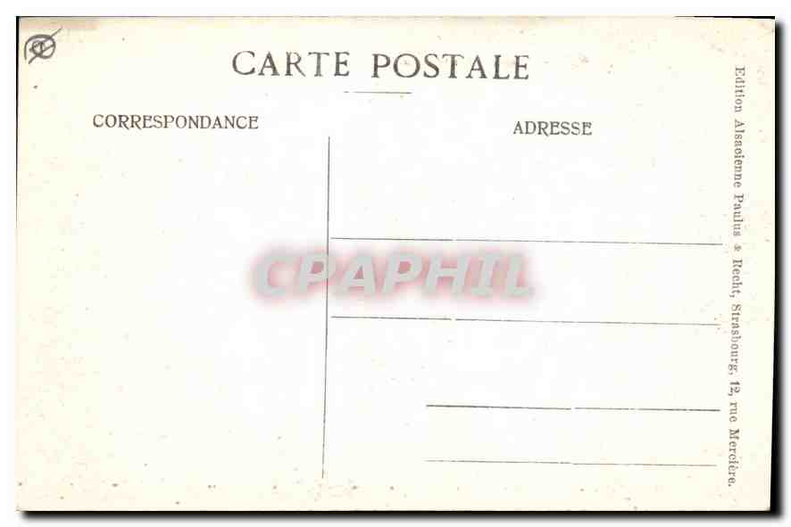 CPA Mont Sainte Odile  — Verso