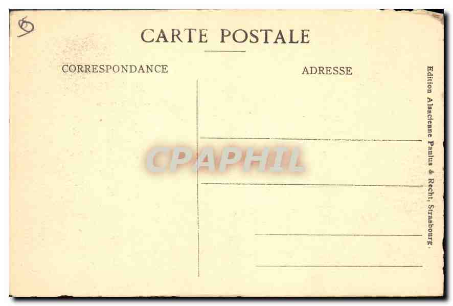 CPA Mont Sainte Odile Cour Sainte Odile — Verso