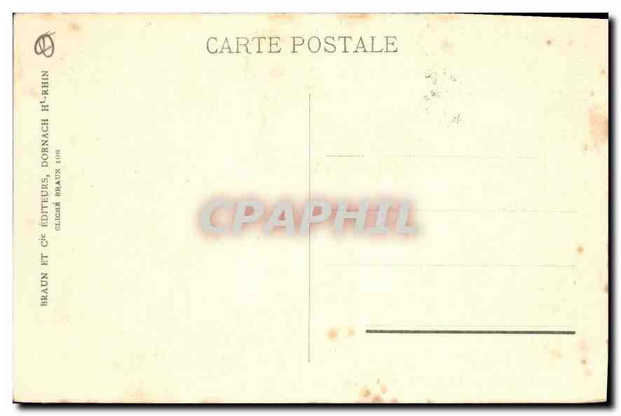 CPA Sainte Odile L'Eglise  — Verso