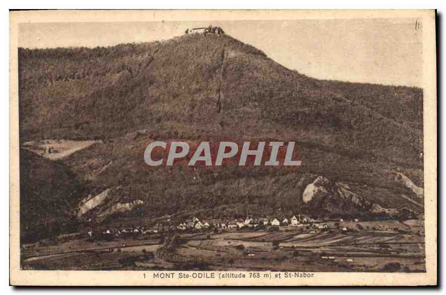 CPA Mont Sainte Odile et St Nabor 