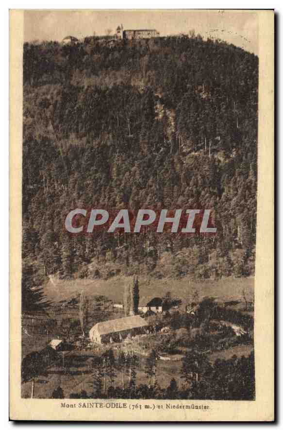 CPA Mont Sainte Odile et Niedermuster 