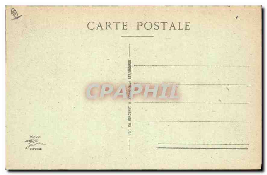 CPA Mont Sainte Odile  — Verso