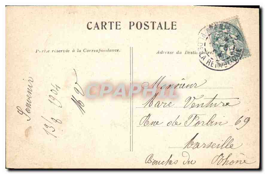 CPA Paris La Place du Palais Royal  — Rückseite