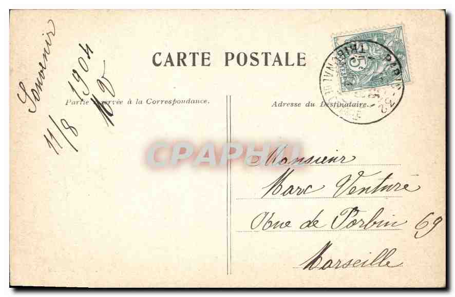 CPA Le Pont Alexandre  — Rückseite