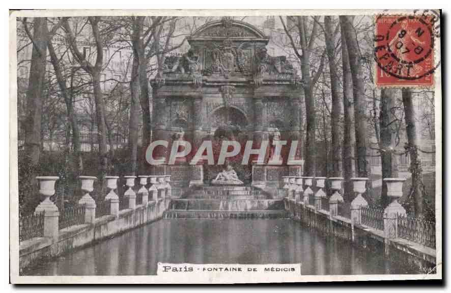 CPA Paris Fontaine de Medicis 