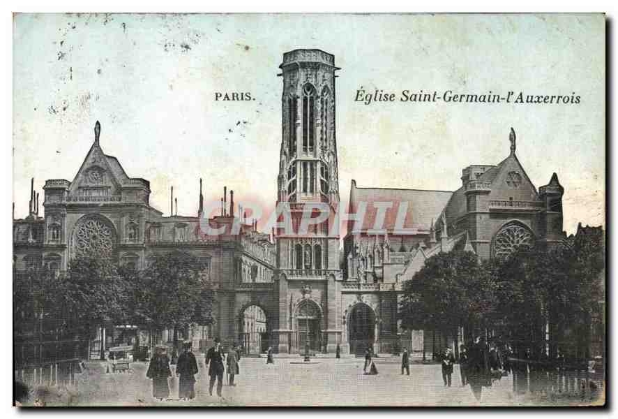 CPA Paris Eglise Saint Germain l'Auxerrois 