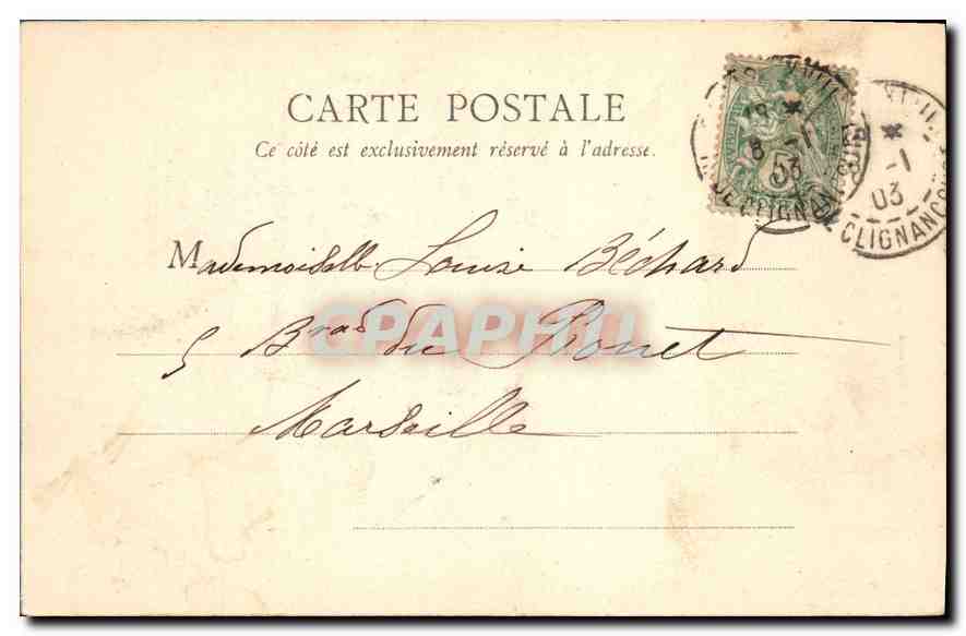 CPA Paris Eglise de la Madeleine  — Rückseite